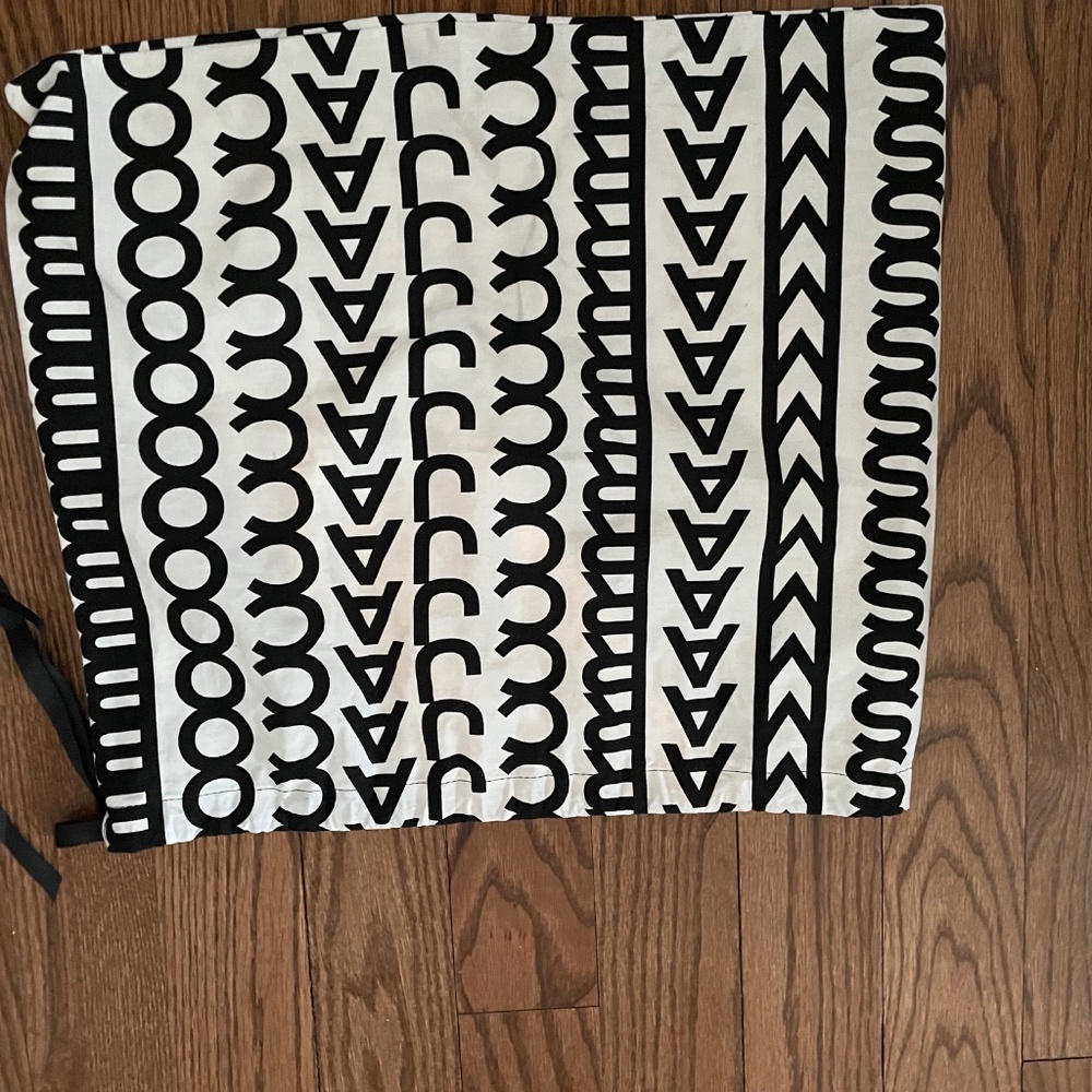 Marc Jacobs Trio (3) Dust Bags Graphic Logo Black and White Unused - Picture 2 of 4